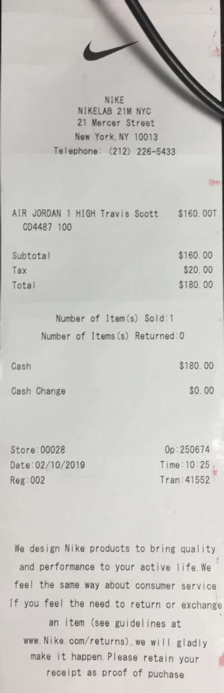fake nike receipt black shoes